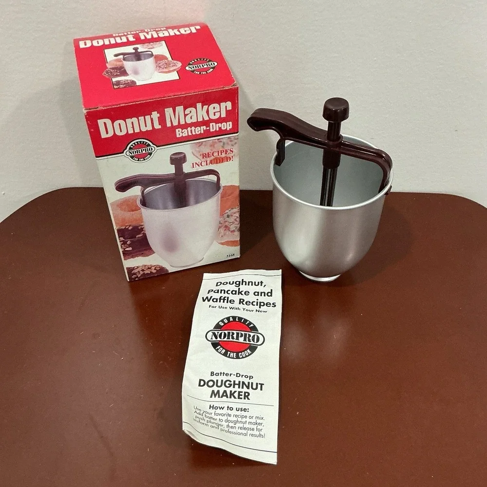 Vintage Norpro 3168 Batter Drop‎ Donut Maker NOS